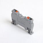 ONKA 4mm2 conector cu arc pentru șină, bandă terminală pentru șină DIN, bandă terminală cu 2 fire gri, 1020024 (1020024)