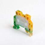 ONKA 2, 5mm2 PE Conector șină cu șurub bloc terminal șină DIN terminal 2 fire gri, 1010219 (1010219)