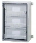 Plastim Elektrik Tablou de distribuție din plastic pentru dispozitive modulare, ușă transparentă, IP65, Plastim (PP3112)