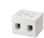 ONKA 0.75-1.5mm2 / 2 fire Steatite / Ceramic / Porcelain Conector - BLOC TERMINAL PORCELAIN, 1070001 (1070001)