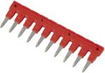 ONKA 10/10 Punte de creastă de 10 picioare, izolată, pentru bloc terminal cu arc 10mm2, 1060134 (1060134)