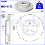 DELPHI Tarcza Ham. Chrysler 300c 04- (bg4915c)