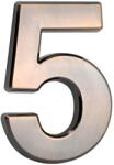 MagicHome '5' házszám, ragasztószalaggal, bronz, 70 x 100 mm, ABS (ST2212493)
