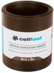 Cellfast Ágyásszegély 15cm x 9m barna egyenes (30-212)