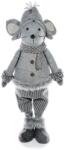 MagicHome MagicHome karácsonyi dekoráció, Egér fiú sapkával, 57 cm (ST8090578)