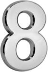 MagicHome '8' házszám, ragasztószalaggal, ezüst, 70 x 100 mm, ABS (ST2212486)