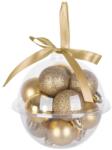 MagicHome MagicHome karácsonyi gömbök, 12 db, 3 cm, arany, karácsonyfára (ST8091064)