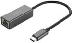 ORICO kábel átalakító - XC-R45-V1-BK/25/ (USB-C to RJ-45, Gigabit, fekete) (ORICO-XC-R45-V1-BK-BP) - nyomtassingyen
