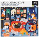 Petit Collage - Catventures- kincskereső puzzle szemüveggel (ZKUK0810073343016)