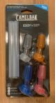 Camelbak Eddy+ Kids - 2db szívószál és 4db színes csutora (átlátszó, narancs, rózsaszín, kék) szett