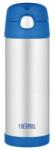 Thermos FUNtainer kék - gyerek termosz - dupla falu - rozsda és csepegés mentes - 470 ml