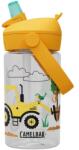 CamelBak Flip Straw Kids szívószálas műanyag kulacs 400 ml - Tractors and trees