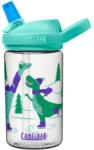 CamelBak Eddy+ Kids - 400 ml - műanyag gyerek kulacs - Ice Skating Dinos - Limitált téli kiadás