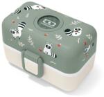 monbento Tresor ételhordó uzsonnás doboz - Green Racoon mosómedve