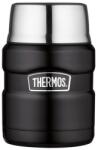 Thermos Food Jar ételtermosz kanállal - 470 ml - matt fekete