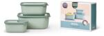 Mepal Cirqula ételtartó doboz - 3 részes készlet - nordic sage - nagy (750+1500+3000ml)