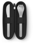 monbento Slim Nest Trio Knife evőeszközkészlet - Black