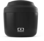 monbento Element Black Onyx - hőtartó uzsonnás doboz, ételtermosz - 550ml