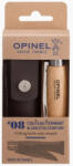 Opinel Tradition Classique No. 08 (S) zsebkés, bükk, bőr tokkal, díszdobozban (O-001089)