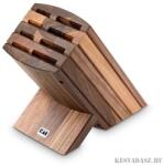 KAI Shun diófa késtartó blokk - 8 részes (DM-0810)