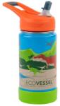 EcoVessel The Frost - gyerek termosz - 355 ml - Dinosaur
