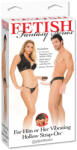  For Him or Her Vibrating Hollow Strap-On Light/Black