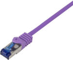 LogiLink Patch cable S-FTP Cat. 6a 3m, Purple, Flex, C6A069S