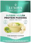 Luxoya 9-Fibre Vegán fehérjét tartalmazó rostpuding 9 féle rosttal Kivi-Banán - 45g - biobolt