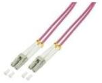 LogiLink fiber optic OM4 LC-LC 15.0m purple (FP4LC15)