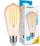 Modee LED Filament Amber ST64 4W E27 320° 1800K (360 lumen) dimm (ML-ST64FA1800K4WE27D)