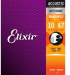 Elixir Nanoweb Bronze - Set 12 Corzi Chitara Acustica 10-47 (3313211152)