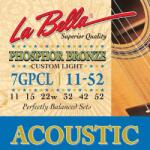 La Bella 7GPCL - Set Corzi Chitara Acustica 11-52 (7GPCL)