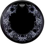 Remo Powerstroke Tatoo 22" Black - Fata toba mare (PA-1322-TT-T03)