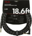 Fender Deluxe 18.6 Black Jack-Jack L - Cablu Instrument 5.5m (099-0820-079)