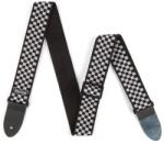 Dunlop D38-31BK Classic Black/White Check Strap - Curea Chitara (32383102001)