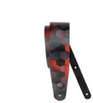 D'Addario 2.5 Printed Red Hex - Curea chitara (25PL05)