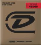 Dunlop DBFS45105 Flatwound - Set 4 Corzi Chitara Bass 45-105 (38445450501)