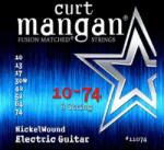 Curt Mangan Nickel Wound Coated 10-74 - Set Corzi Chitara Electrica cu 8 Corzi (11074)
