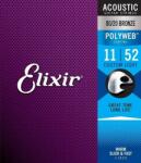 Elixir Polyweb Bronze 11-52 - Set Corzi Chitara Acustica (3313211025)