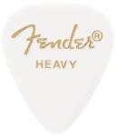 Fender 351 White Pick Heavy - Pana Chitara (198-0351-580)