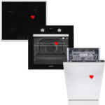 HOMEFORT HOMEFORT HSB64DGB Beépíthető Sütő + HOMEFORT HFBI64T2B Beépíthető Indukciós főzőlap + HOMEFORT HMGB0421B Beépíthető mosogatógép (HSB64DGB + HFBI64T2B +HMGB0421B) - bpraktar