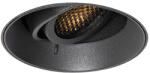 QAZQA Modern süllyesztett spotlámpa fekete GU10 kerek keret nélküli - Oneon Honey (105192)