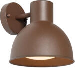 QAZQA Ipari kültéri fali lámpa rozsdabarna kerek IP44 - Natas (105850)