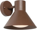 QAZQA Ipari kültéri fali lámpa rozsdabarna kúp IP44 - Natas (105852)