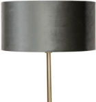 QAZQA Simplo állólámpa sárgaréz lábbal és zöld bársony lámpabúrával 50 cm (109157)