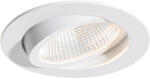 QAZQA Beépített spotlámpa fehér 9, 5 cm, LED-del 1300 lm, dimmerrel, IP23 - Gaius (108261)