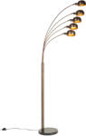 QAZQA Design állólámpa sötét bronz arannyal 5 lámpás - Sixties Marmo (105984)