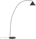 QAZQA Retro állólámpa fekete, fehér belsővel - Triangolo (109495)