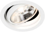 QAZQA Okos, kerek, süllyesztett spotlámpa, fehér, állítható, Wifi GU10 111mm - Chuck 111 (110052)