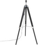 QAZQA Állólámpa fekete árnyékoló nélkül - Tripod (91869)